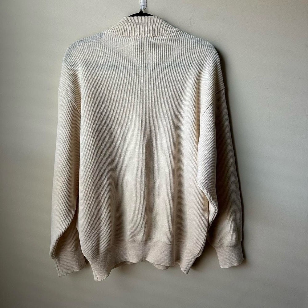 Vtg Fila Wool Sweater Mens 44 XL 1/4 Zip 80s Pullover Italy Golf Tennis Preppy - Picture 6 of 8